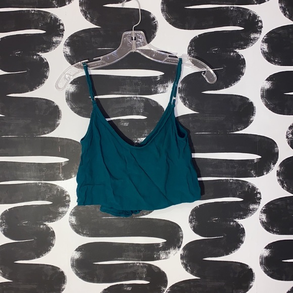 Teal Crop Top - Picture 3 of 3